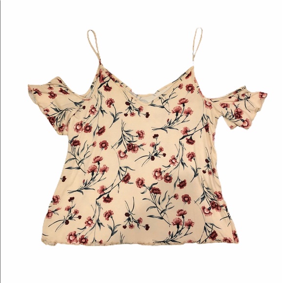 American Eagle Crepe Off the Shoulder Tank - Picture 4 of 7